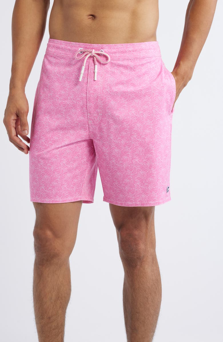 johnnie-O Tickled Pink Swim Trunks, Main, color, 