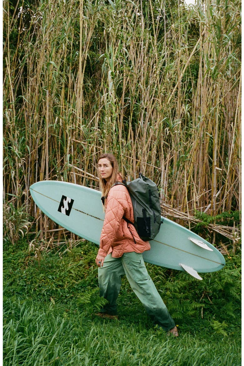Transport Water Resistant Snap-Up Shacket, Alternate, color, SUNBURNT