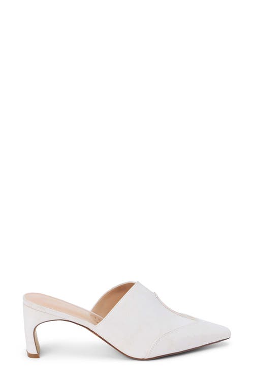 Coconuts By Matisse Crawford White Pointed-toe Mule Pumps In White