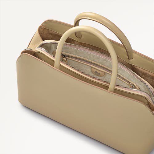 Radley Liverpool Street Medium Ziptop Satchel Bag In Stone
