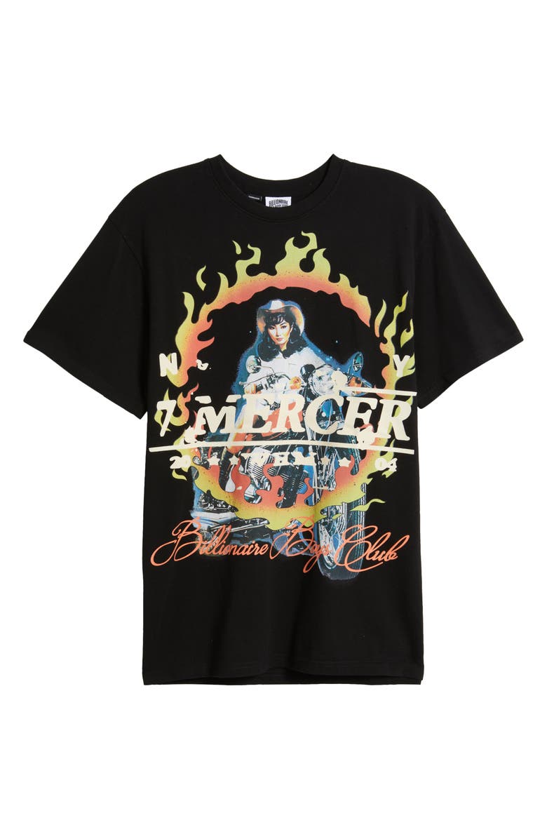 Billionaire Boys Club Oversize Mercer Motorcycle Graphic T-Shirt, Alternate, color,