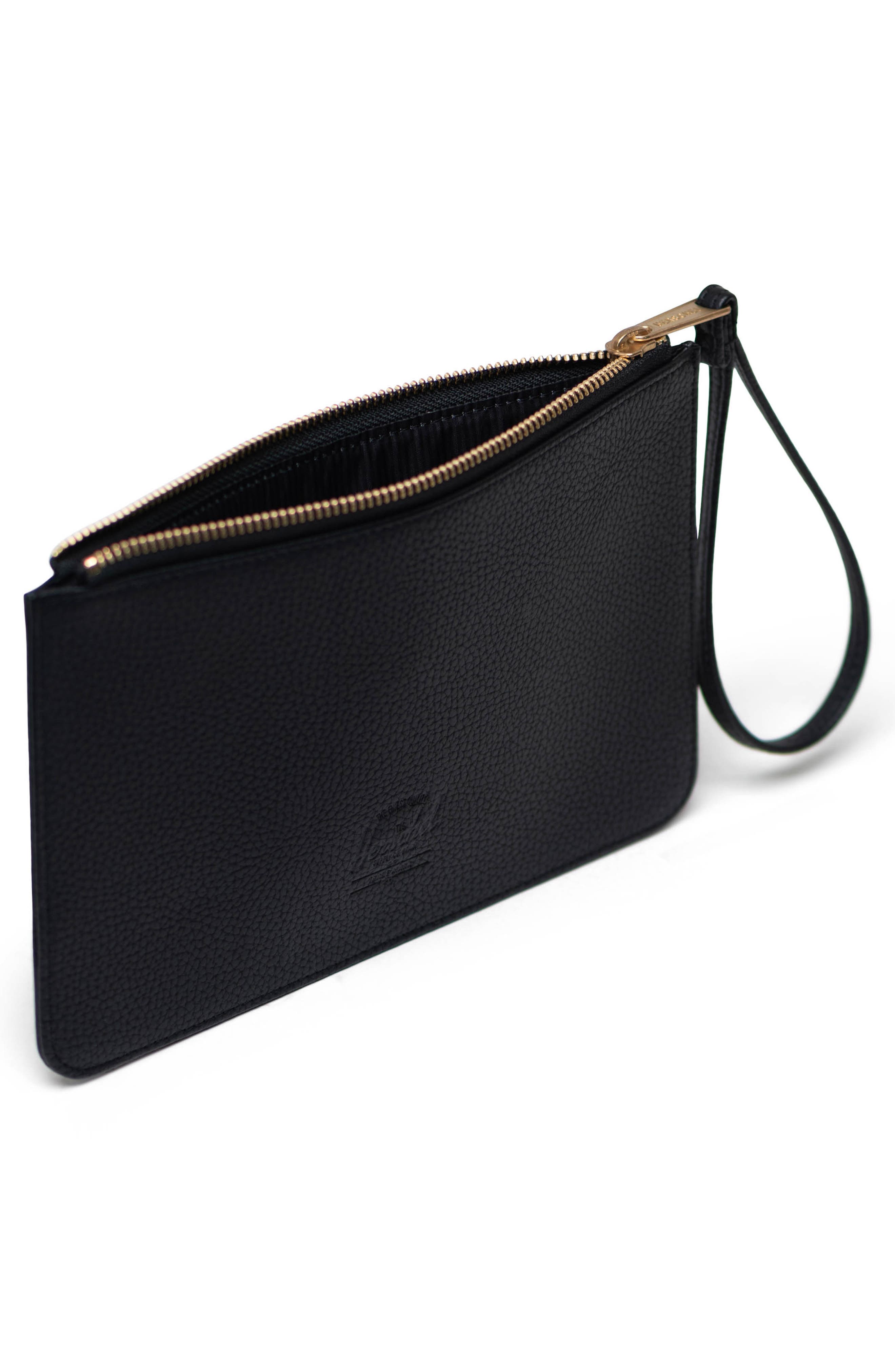 Edessa Zip Pouch, Alternate, color, BLACK