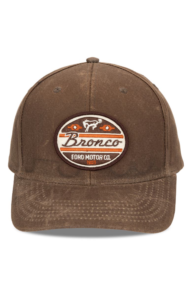 H3 Sportgear Ford Bronco Waxed Cotton Baseball Cap, Main, color,