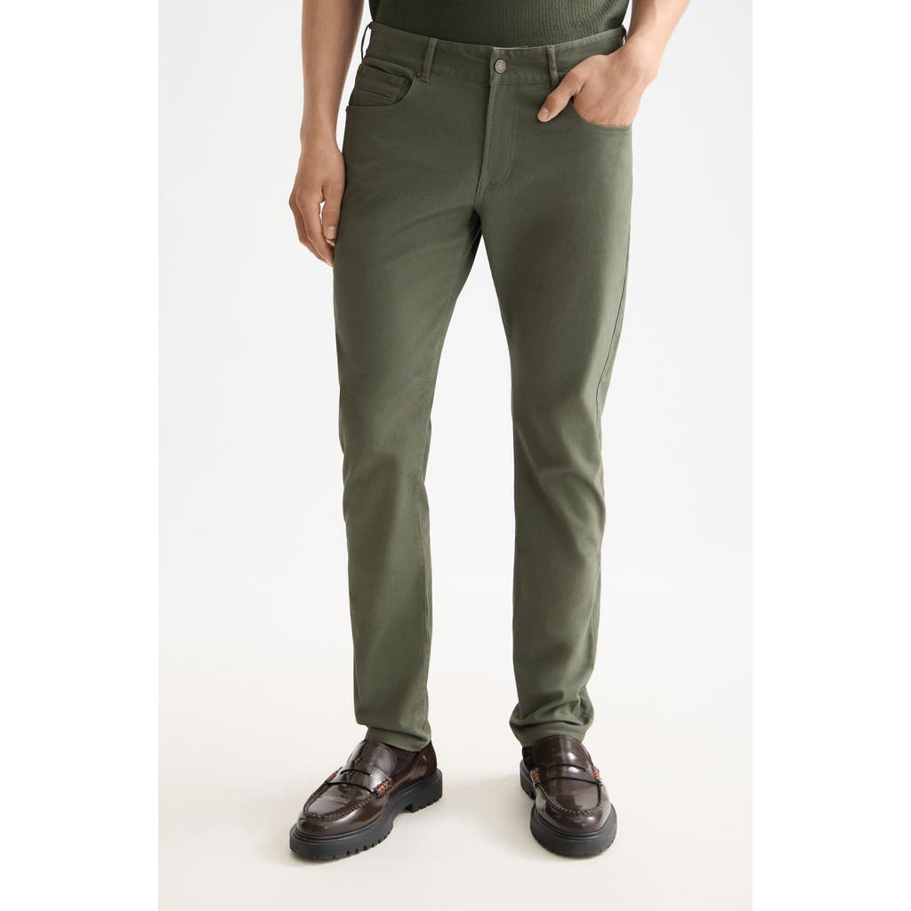 Scotch & Soda Ralston Slim Fit Stretch Cotton Twill Jeans In Green