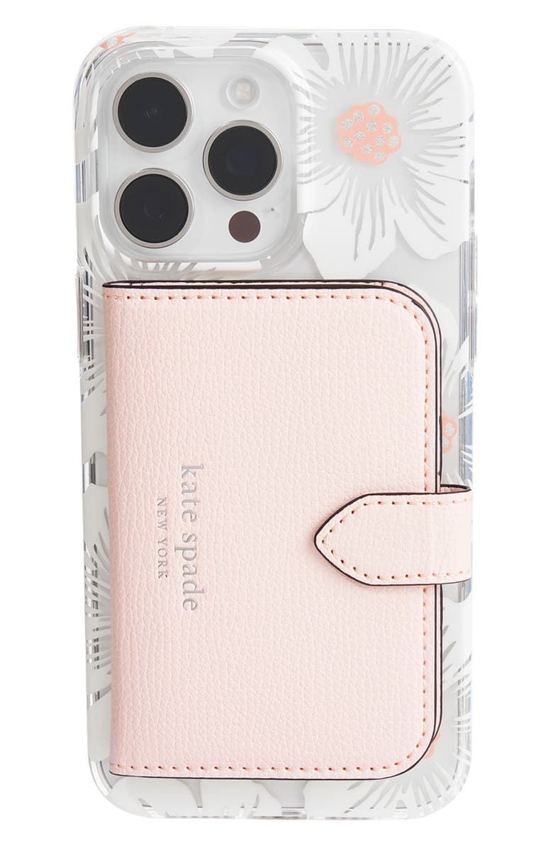 Kate Spade New York morgan magnetic wallet, Alternate, color, Chalk Pink