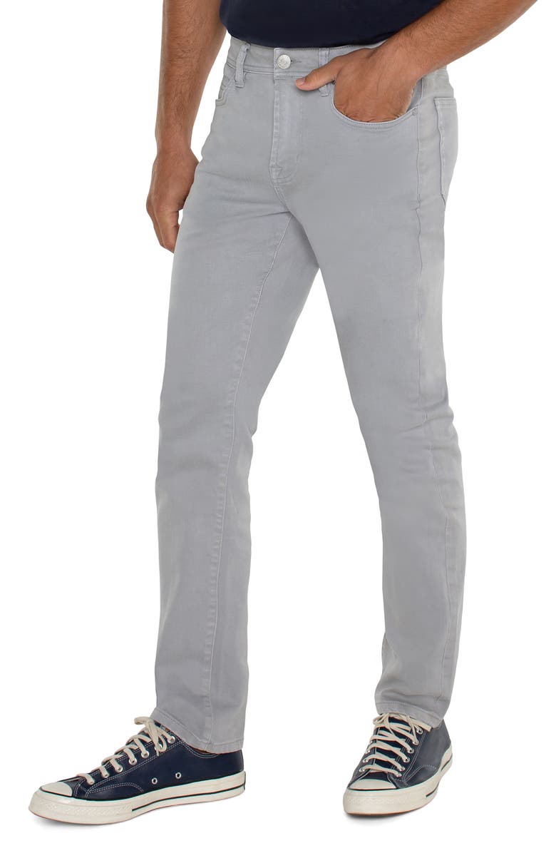 Liverpool Los Angeles Kingston Modern Straight Leg Jeans, Alternate, color, Silver Mist