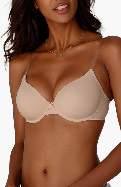 Women's Underwire Clear Strap T-Shirt Bra