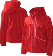 G-III 4HER BY CARL BANKS Women's G-III 4Her by Carl Banks Red Chicago Bulls Last Shot Full-Zip Hoodie