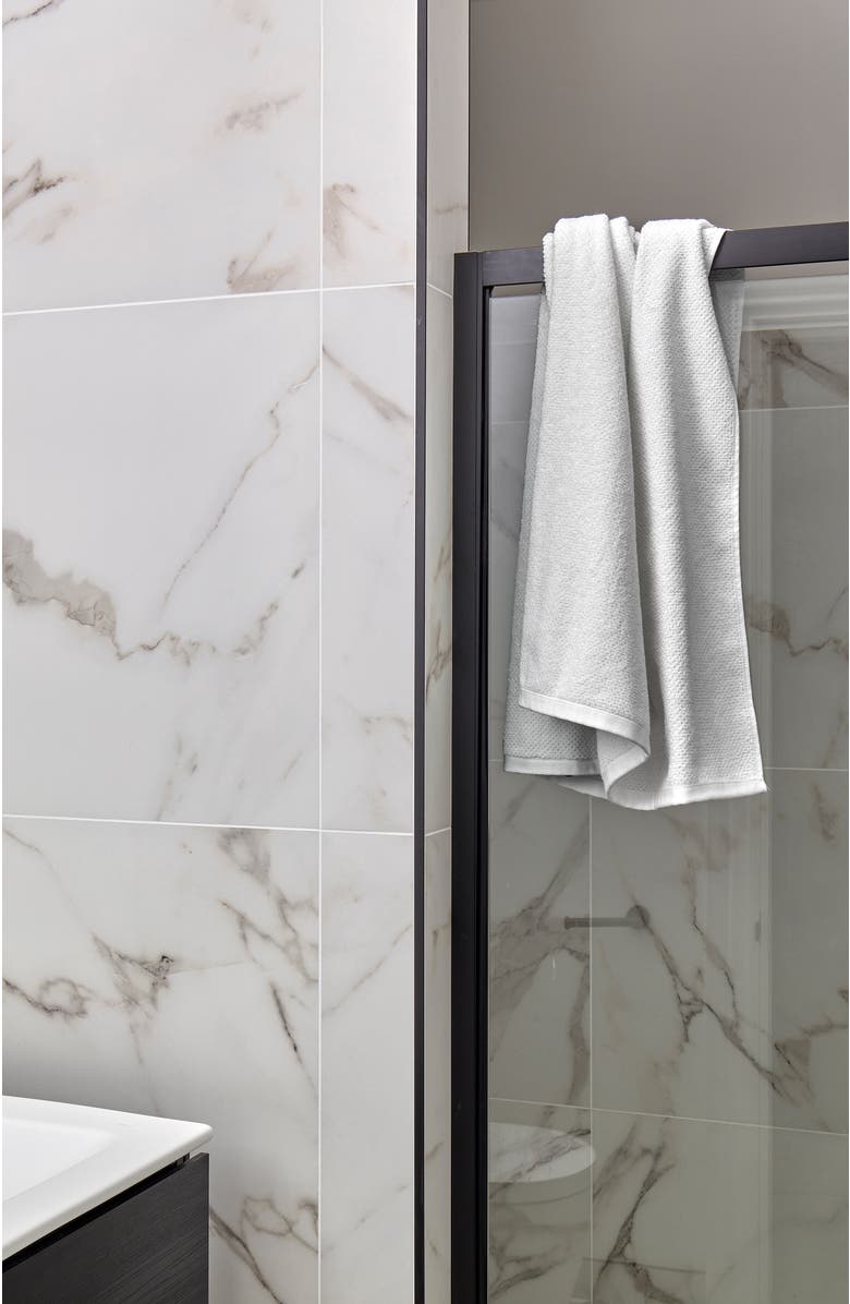 CHRISTY Brixton Textured Popcorn Weave Bath Towels, Alternate, color, White