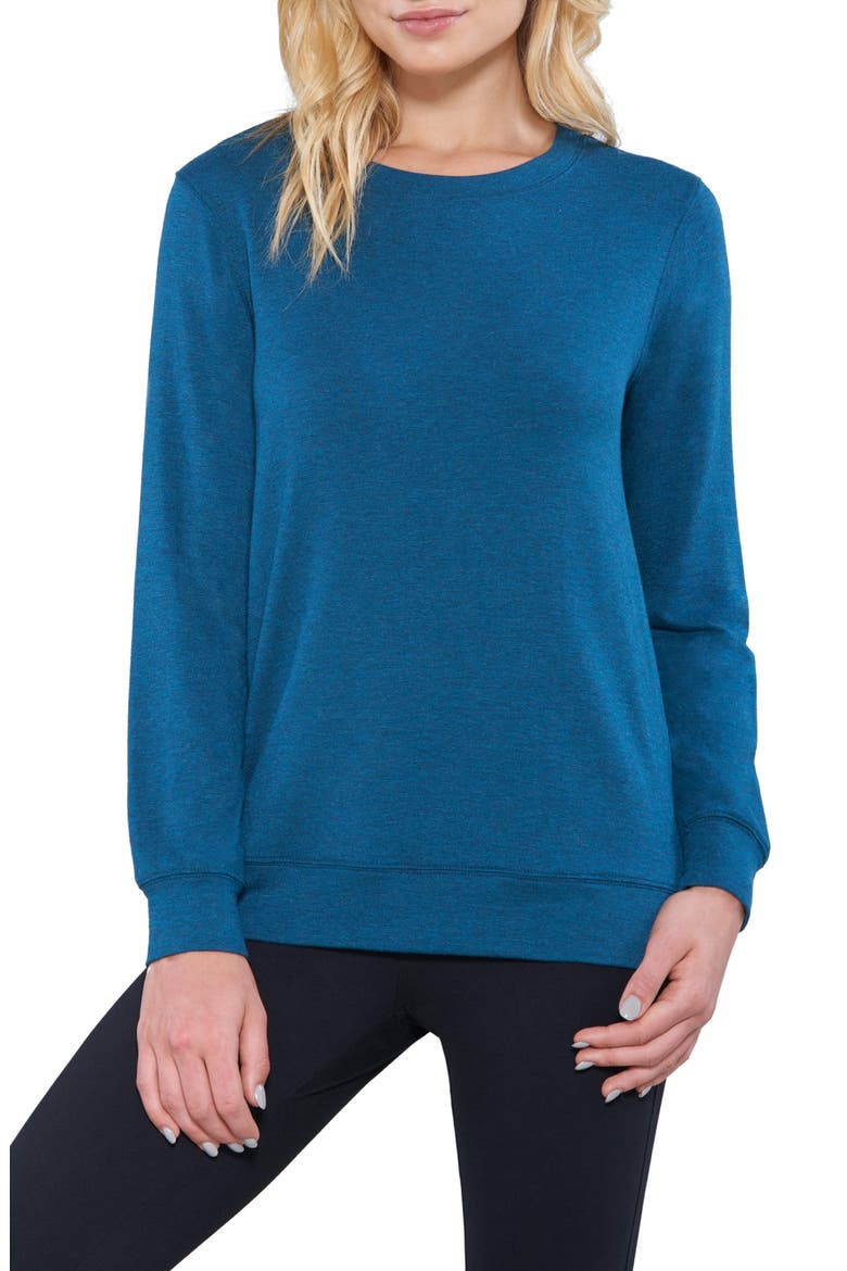 Side Zip Sweater, Main, color, JADE