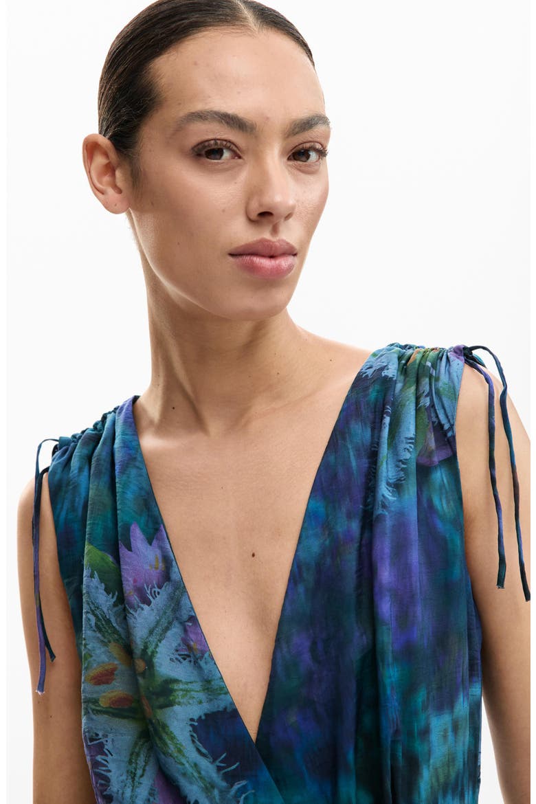 Abstract Floral Jumpsuit, Alternate, color, DARK BLUE