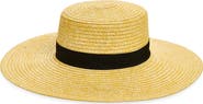 NORDSTROM RACK Structured Boater Hat