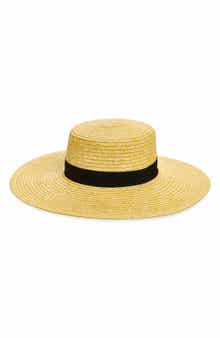 Structured Boater Hat