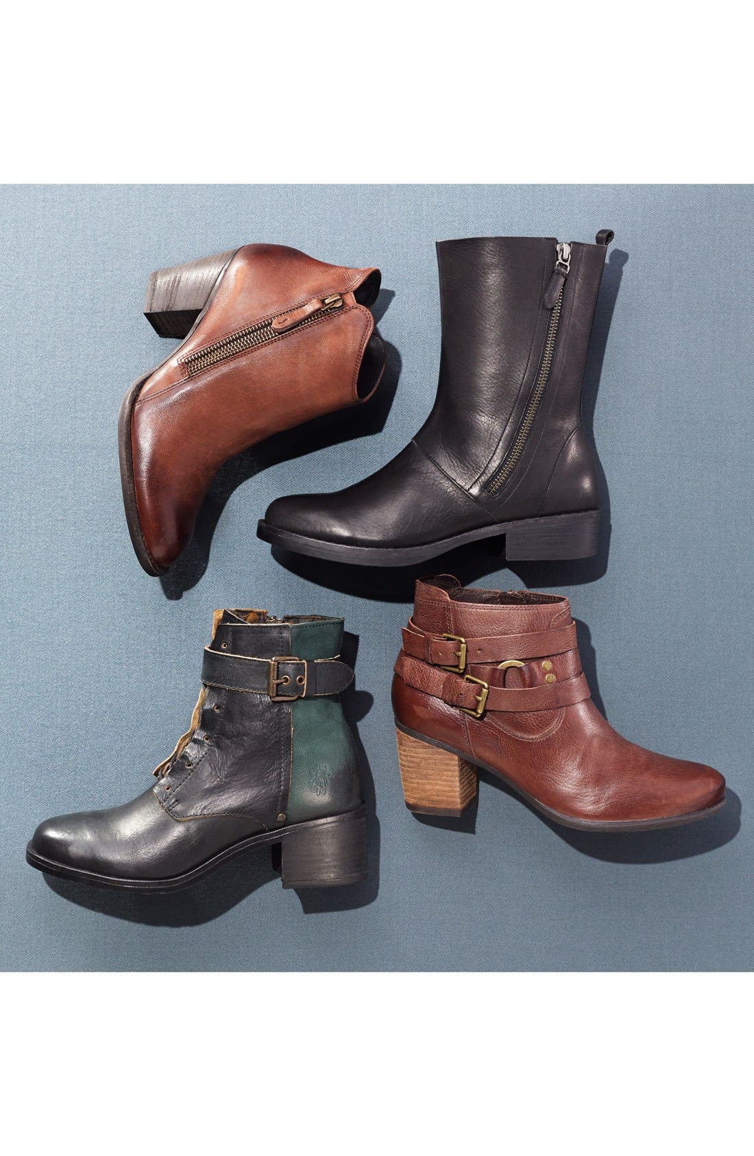 'Aubrey' Bootie, Alternate, color, BLACK