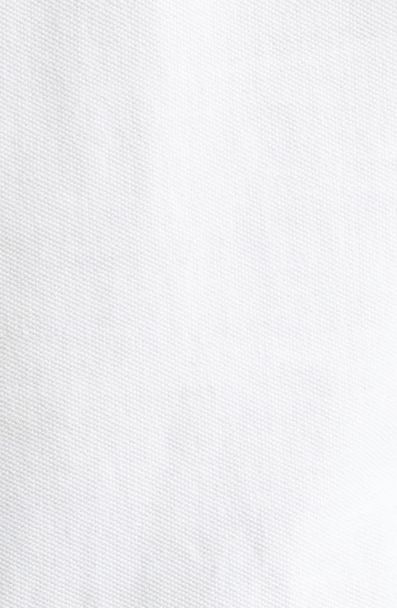 Cinq à Sept Aster Crystal Button Cotton Polo Shirt, Alternate, color,