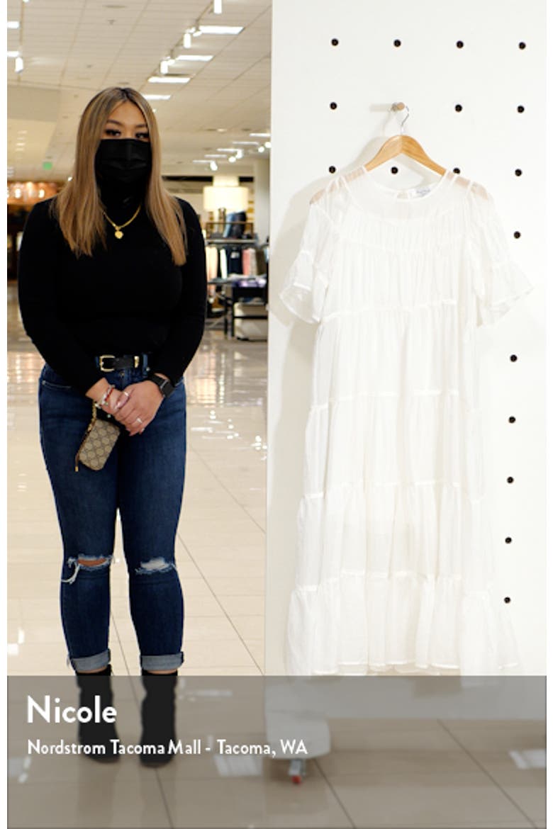 Lizzo Tiered Taffeta Dress video