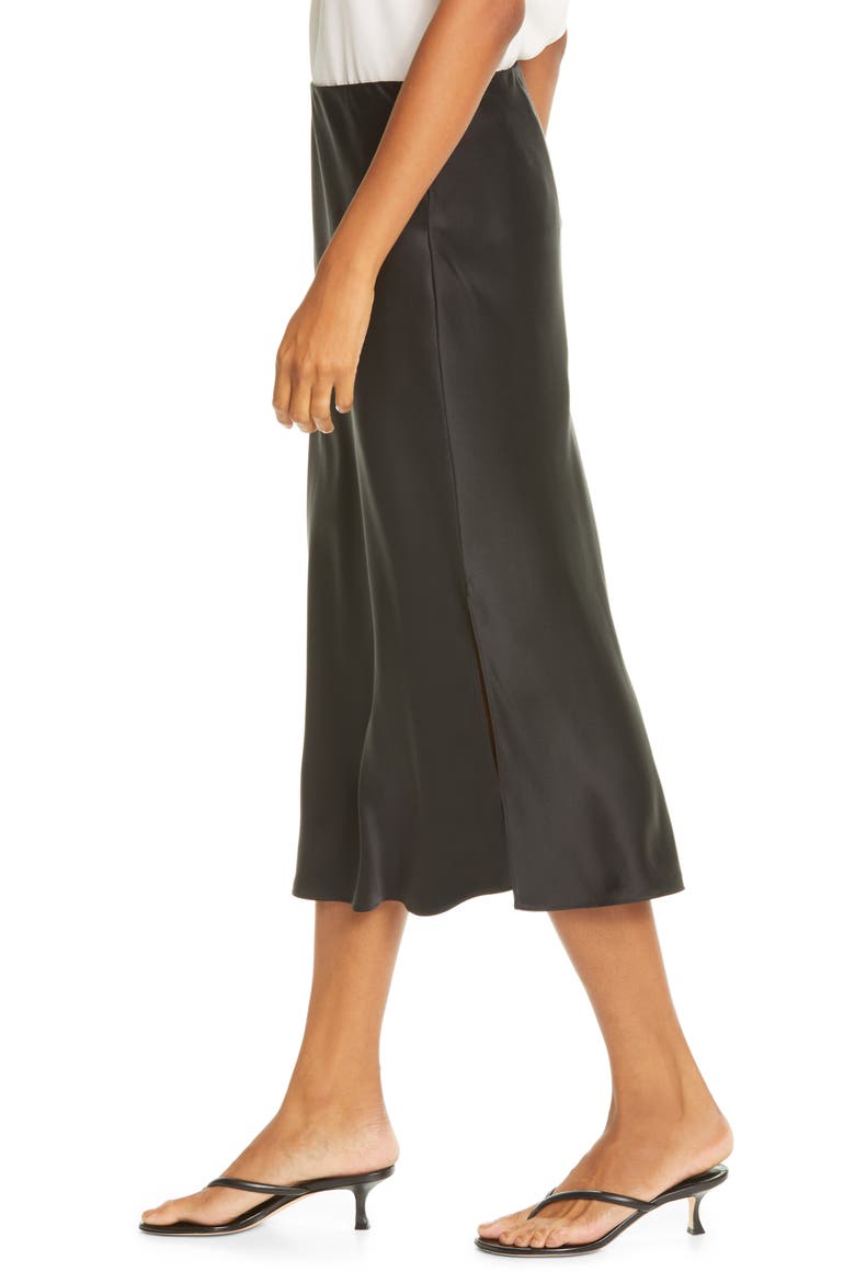 Washable Silk Maxi Skirt, Alternate, color, NOIR