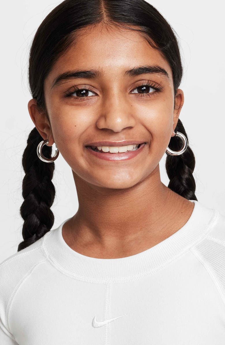 Nike Kids' Crop Long Sleeve Top, Alternate, color, 