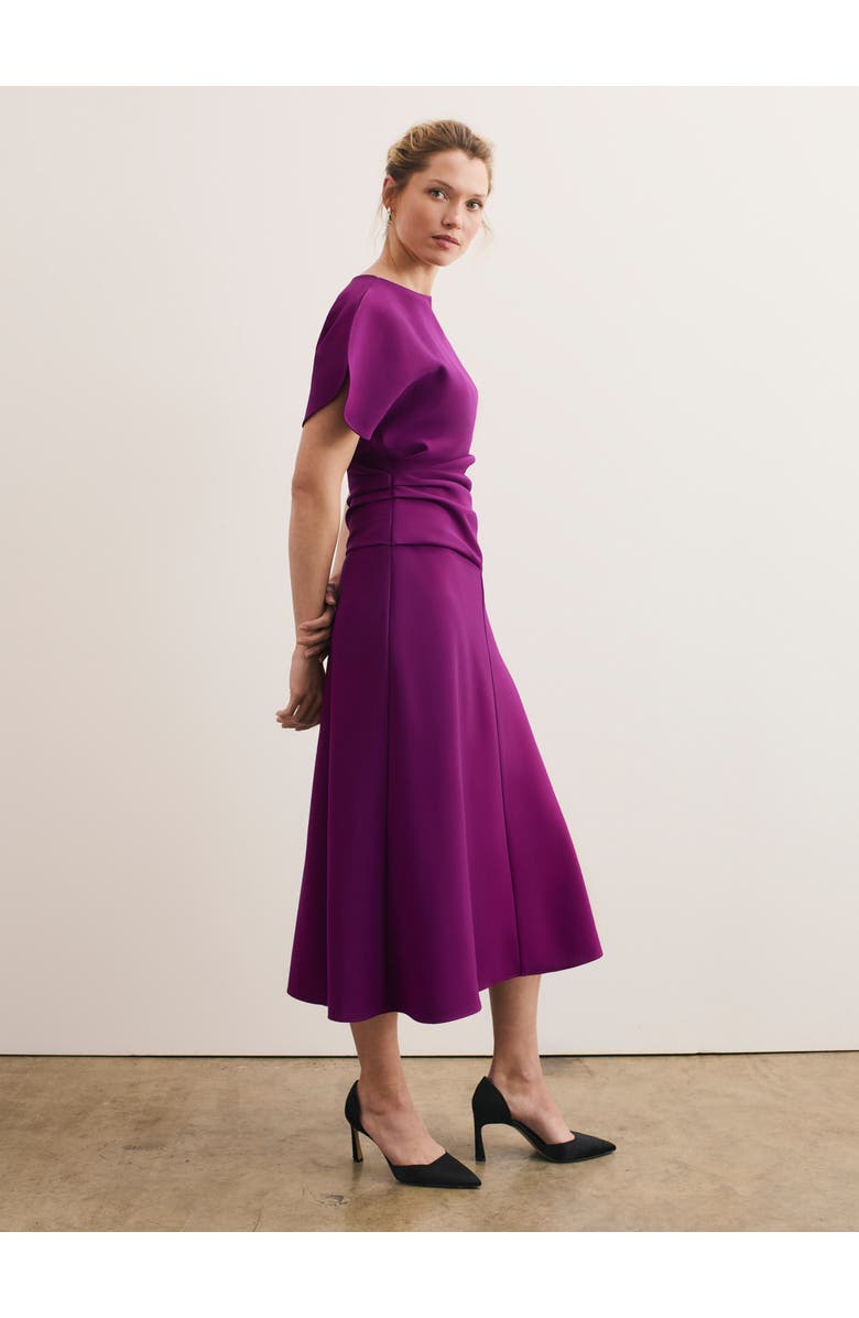 The Fold Salerno Midi Dress, Alternate, color, Purple