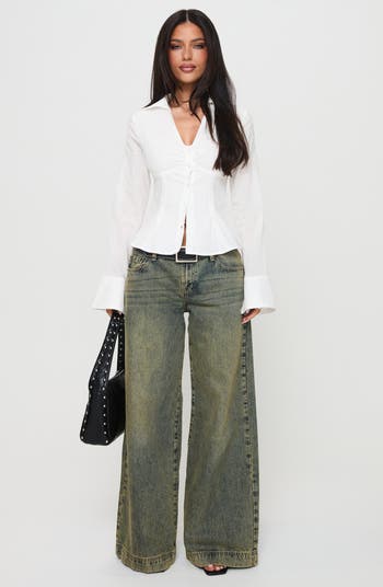Elowenn Long Sleeve Button-Up Shirt