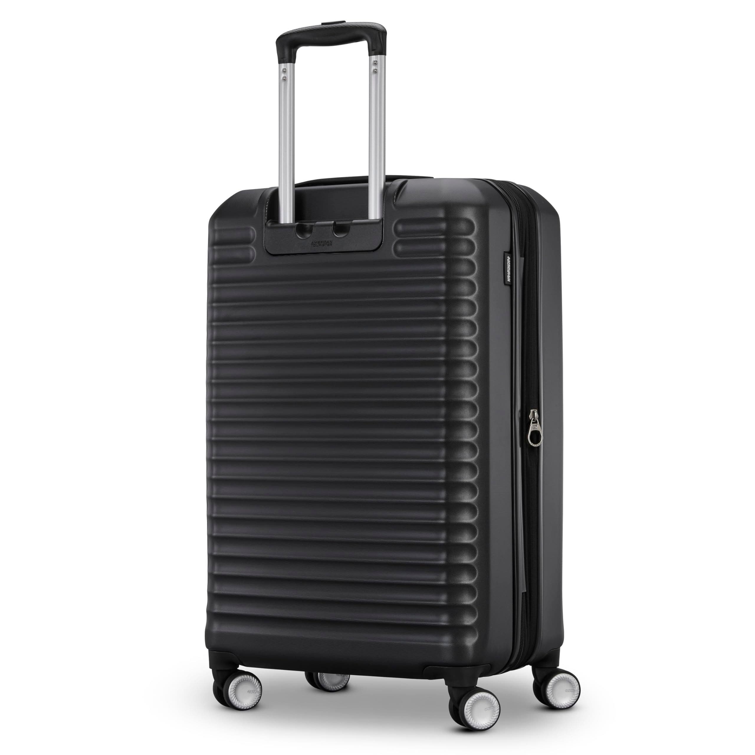 AMERICAN TOURISTER Stratum 3.0 Hardside Expandable 24" Medium Checked Luggage, Alternate, color, Black