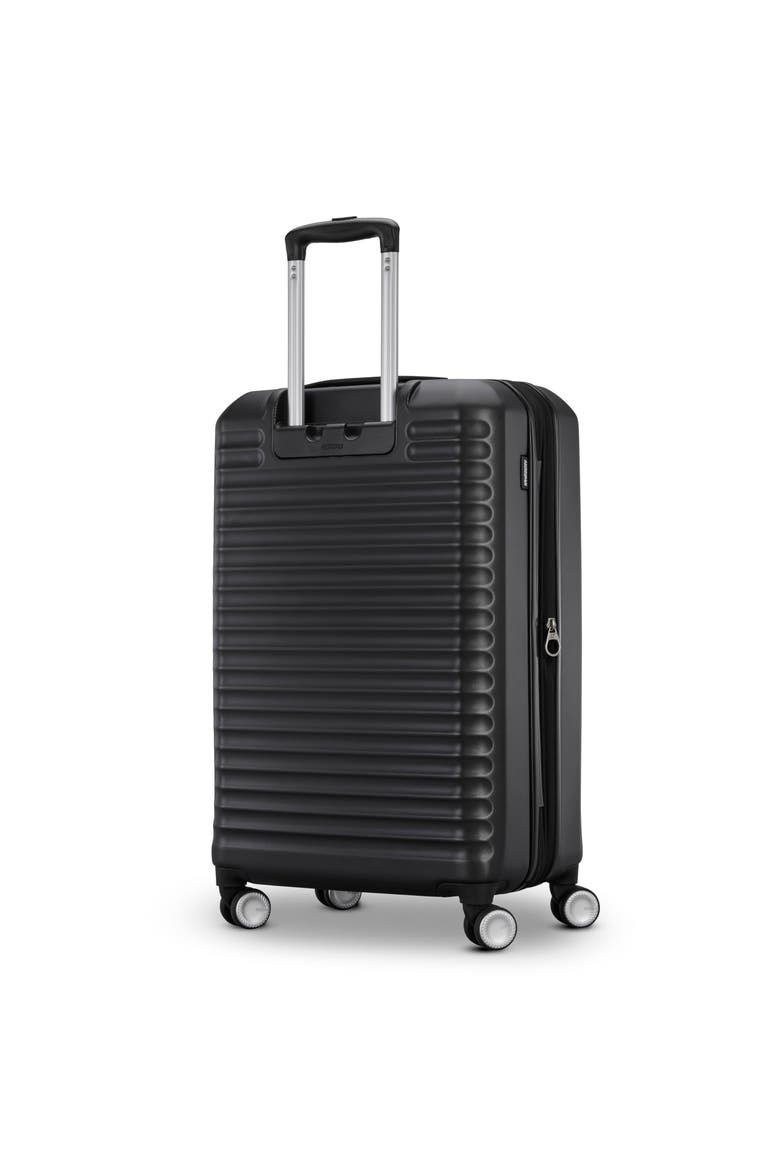 Stratum 3.0 Hardside Expandable 24" Medium Checked Luggage, Alternate, color, Black