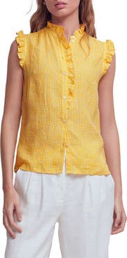 Boden Sleeveless Linen Top