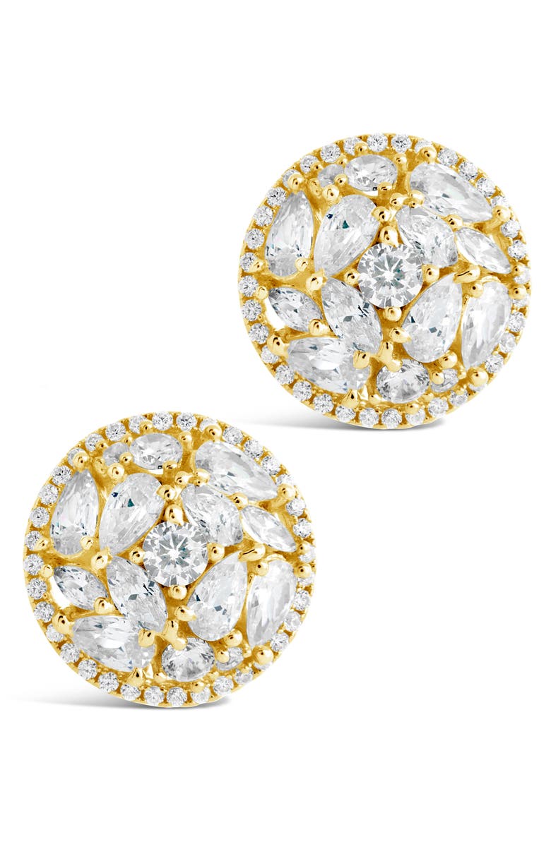 Sterling Forever Zara Circle Stud Earrings, Main, color, 