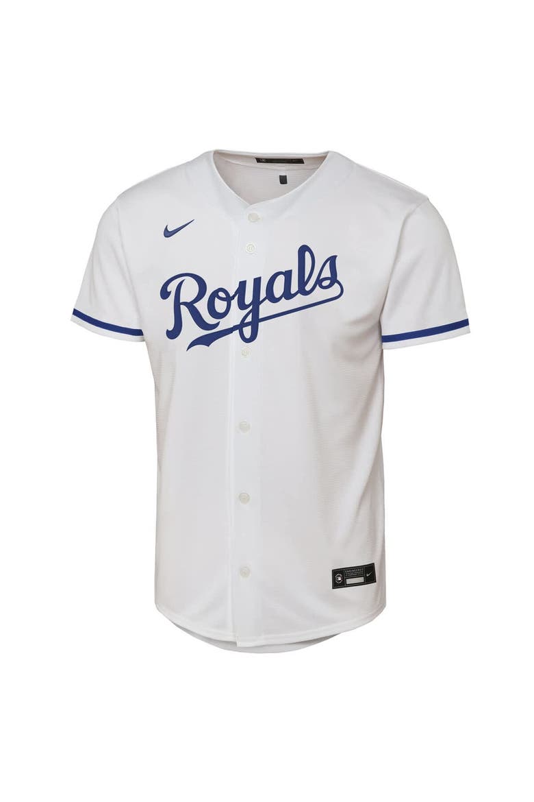 Youth Nike Bobby Witt Jr. White Kansas City Royals Home Replica Player Jersey, Alternate, color, White