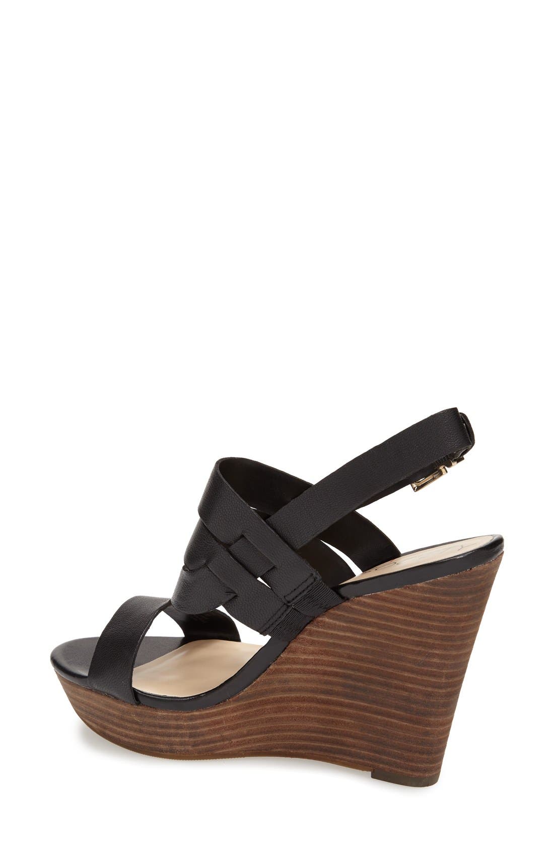 Sole Society 'Jenny' Slingback Wedge Sandal, Alternate, color, 