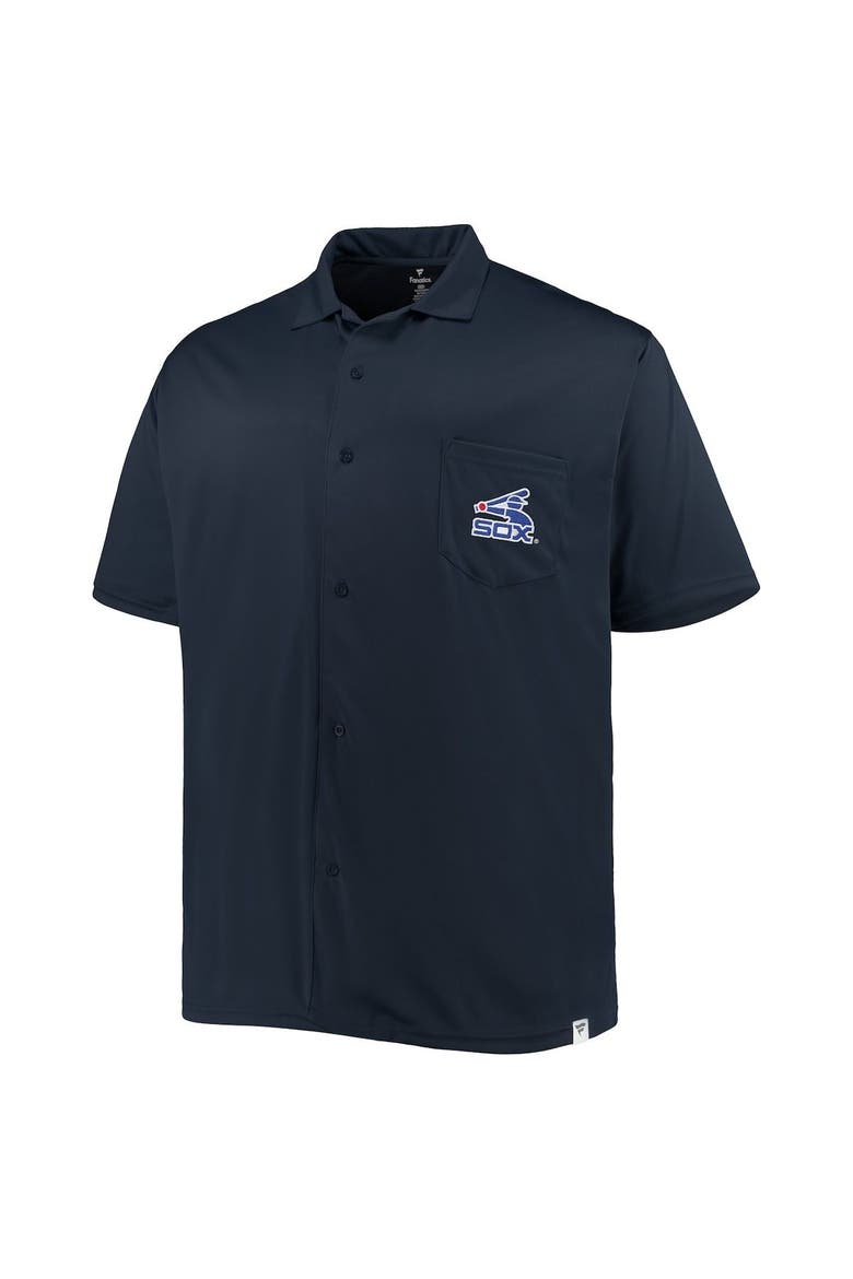 Men's Navy Chicago White Sox Big & Tall Button-Up Shirt, Alternate, color, Navy