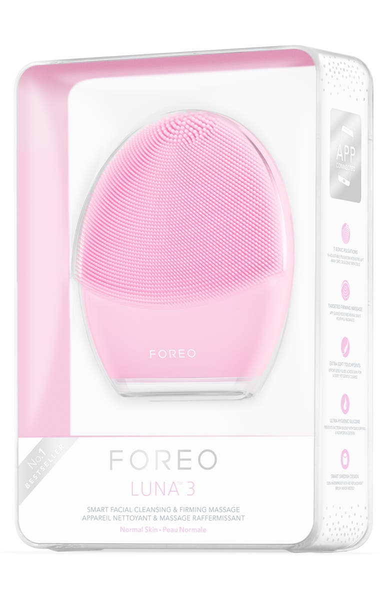 FOREO LUNA<sup>™</sup> 3 Normal Skin Facial Cleansing & Firming Massage Device, Alternate, color, 