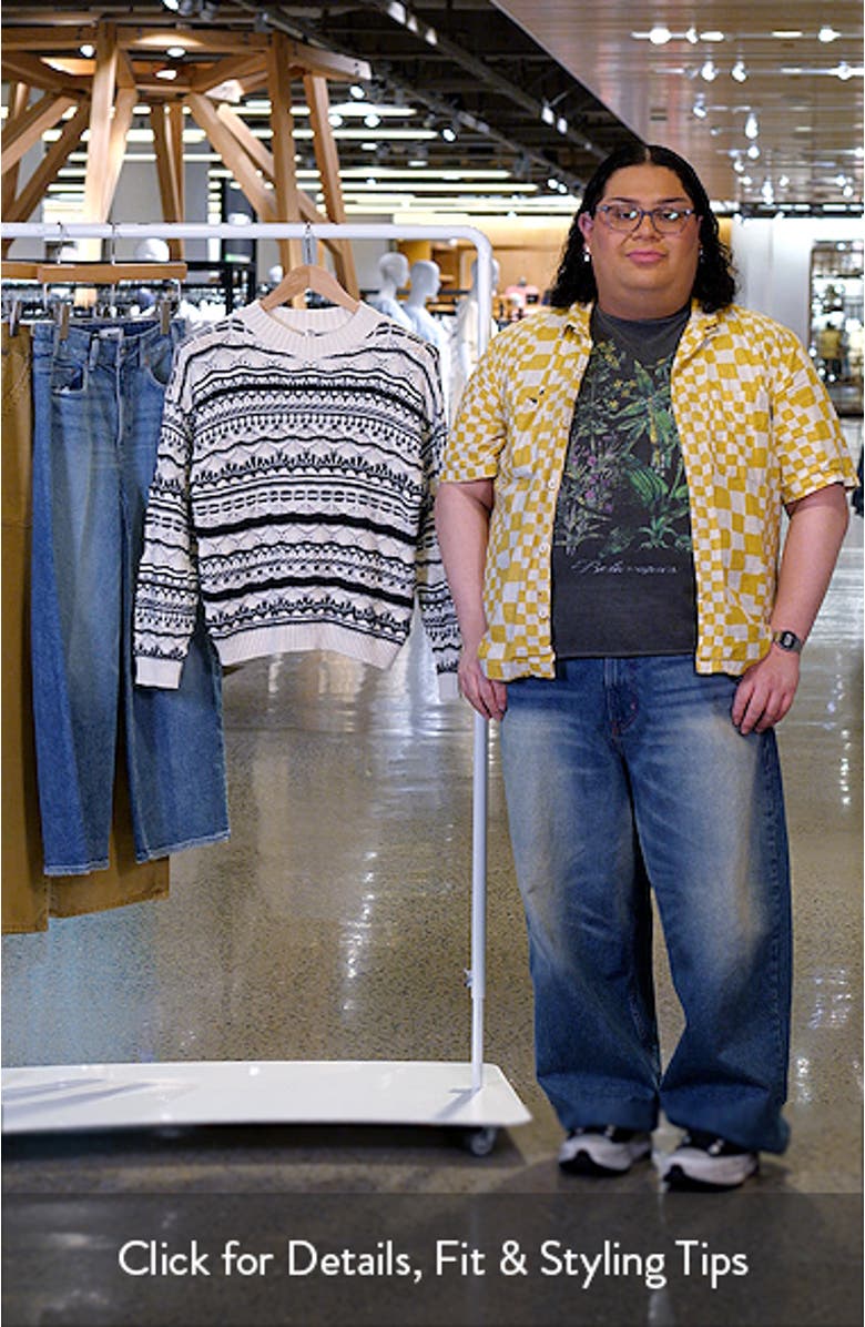 Fair Isle Cotton Blend Sweater, sales video thumbnail