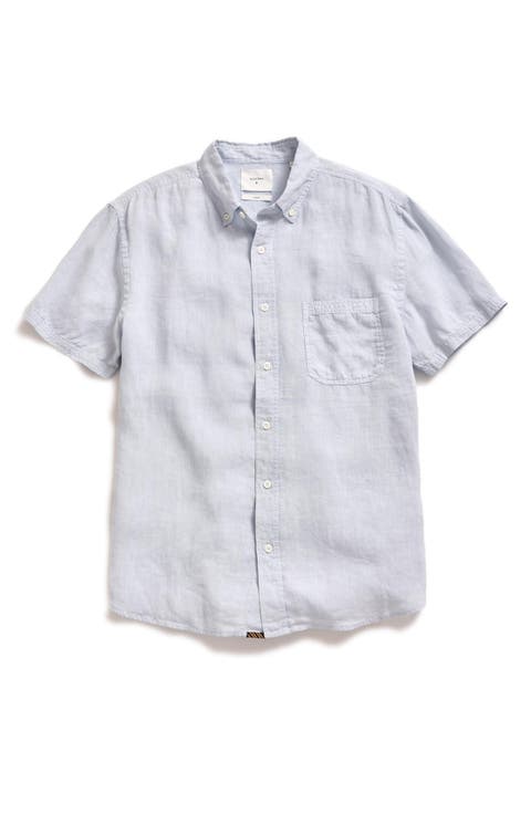 Tuscumbia Short Sleeve Linen Button-Down Shirt