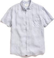 Billy Reid Tuscumbia Short Sleeve Linen Button-Down Shirt