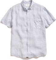 Billy Reid Tuscumbia Short Sleeve Linen Button-Down Shirt