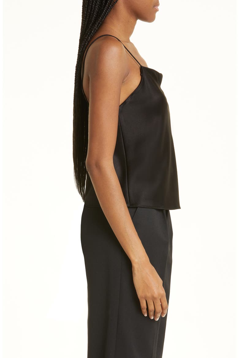 Harmony Satin Camisole, Alternate, color, BLACK