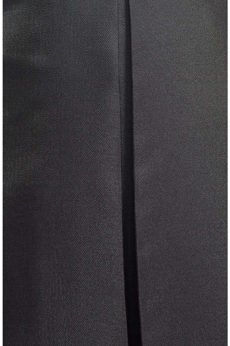 Pleat Midi Skirt, Alternate, color, BLACK