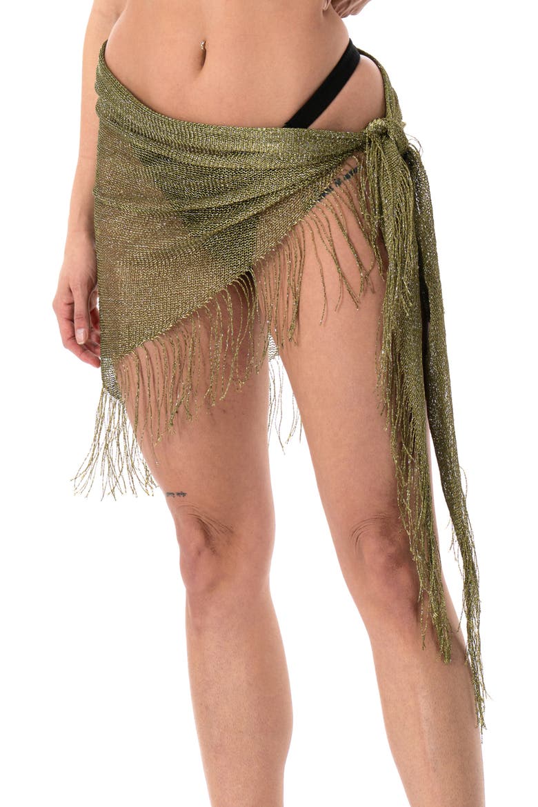 Netted Sarong, Main, color, OLIVE