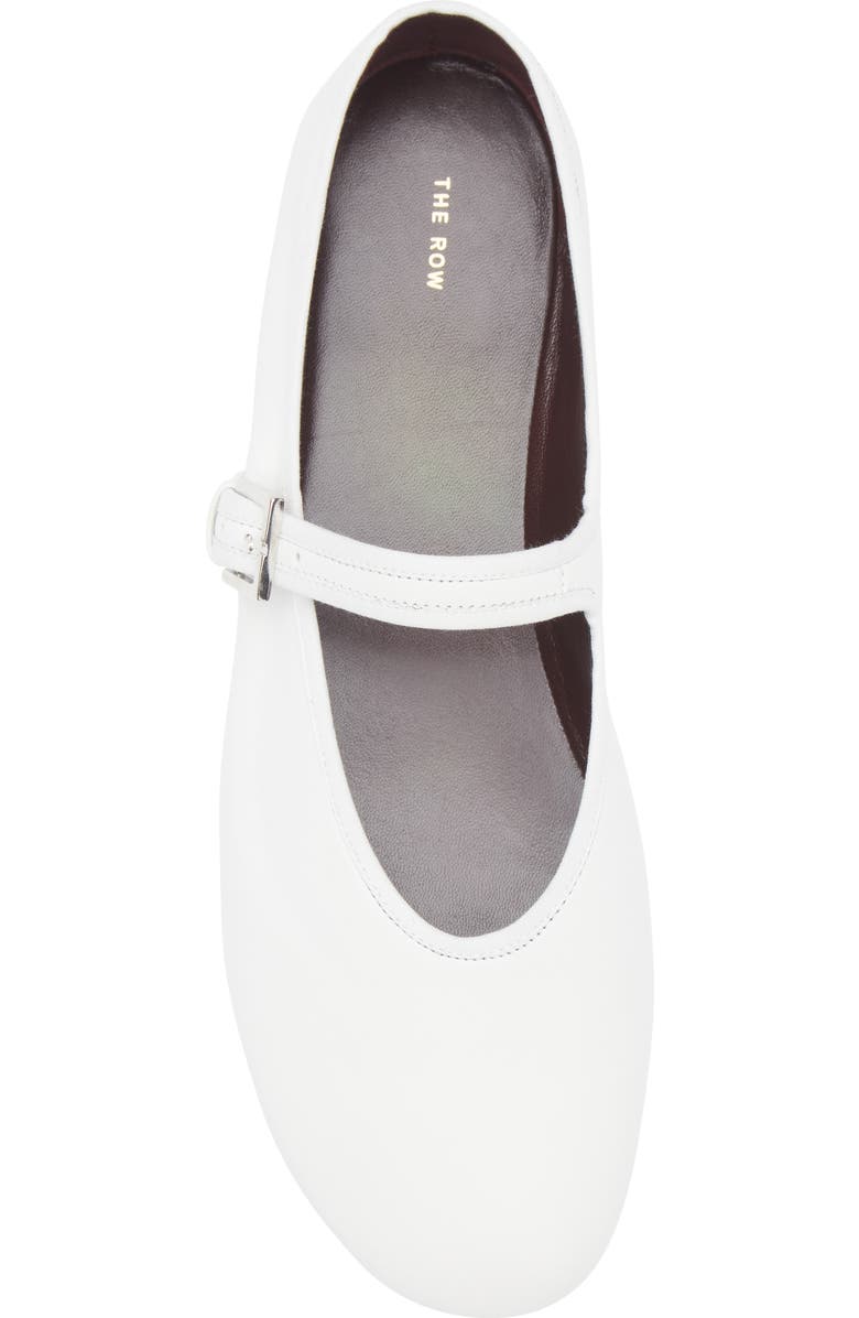 The Row Boheme Mary Jane, Alternate, color, Optic White