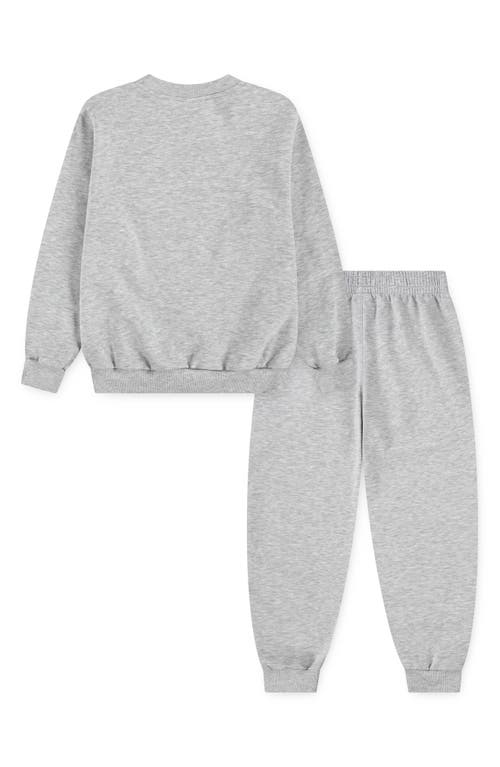 3 Brand Kids' Triple Logo Sweatshirt & Joggers Set In Gray