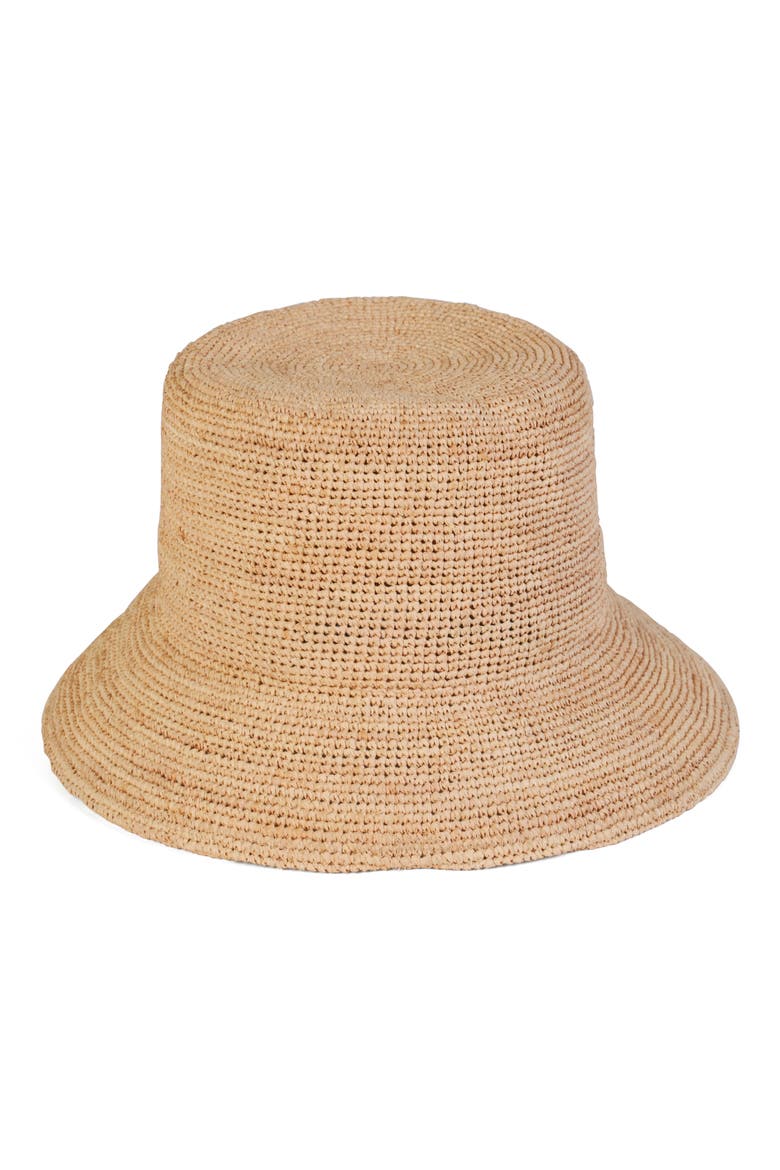 The Inca Raffia Bucket Hat, Alternate, color, NATURAL