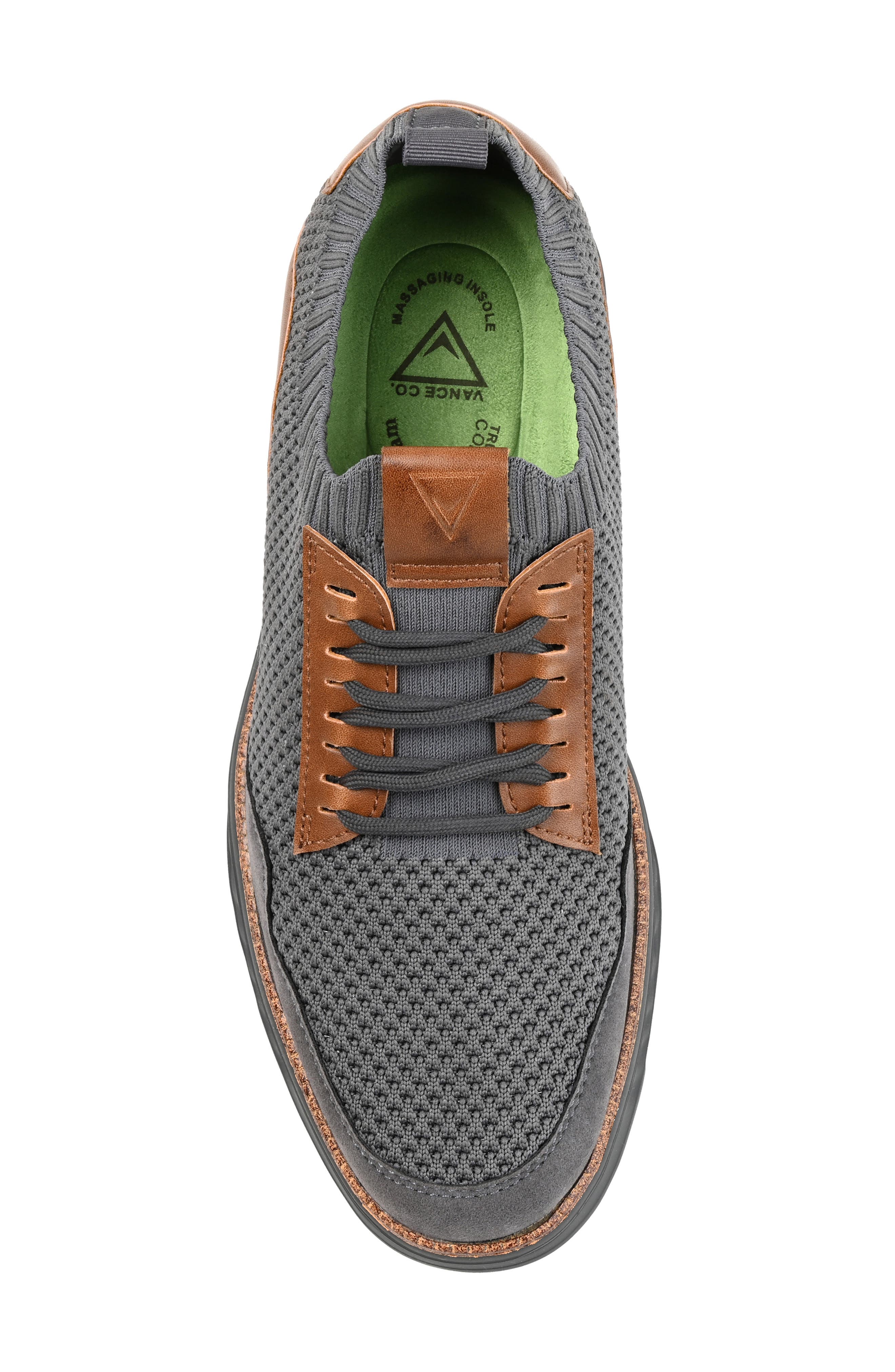 VANCE CO Julius Knit Casual Dress Shoe, Alternate, color, Grey