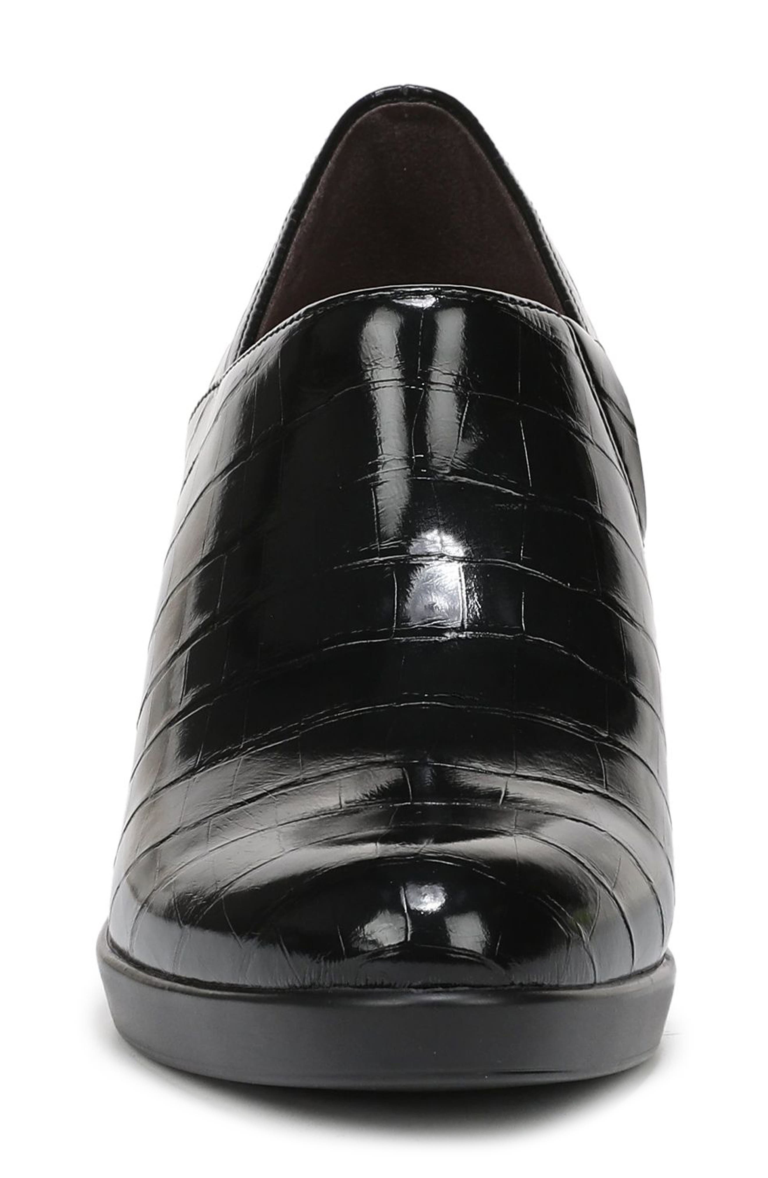 Elegant Pump, Alternate, color, BLACK EMBOSSED