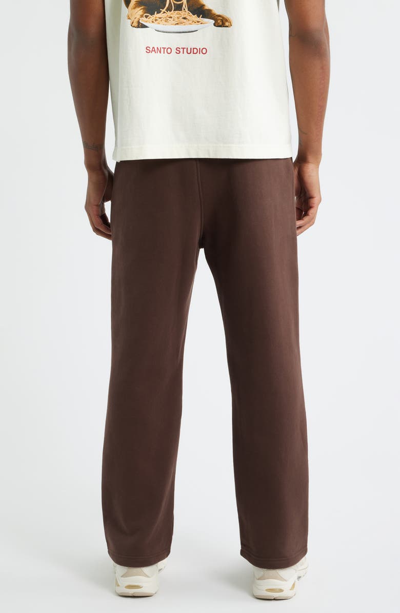 SANTO STUDIO Presto Fleece Track Pants, Alternate, color, Holy Brown