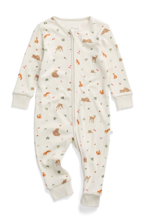 Print Two Way Zip Up Romper