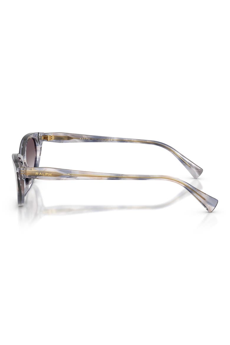 53mm Gradient Cat Eye Sunglasses, Alternate, color, STRIPED GREY / GREY GRADIENT