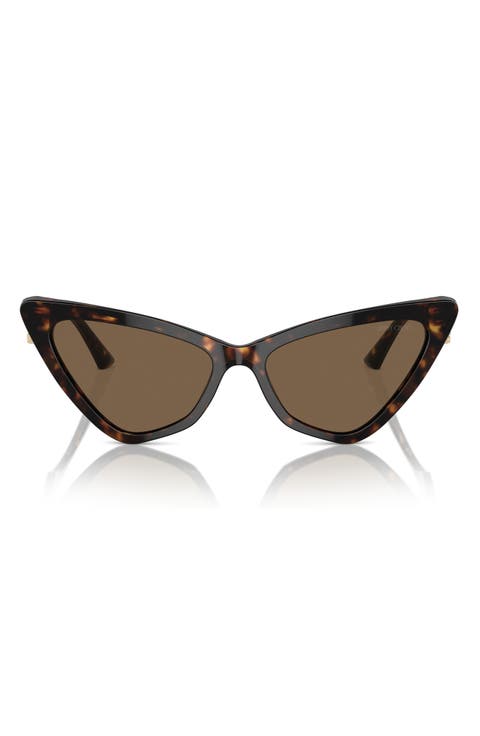 55mm Cat Eye Sunglasses