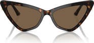 Jimmy Choo 55mm Cat Eye Sunglasses