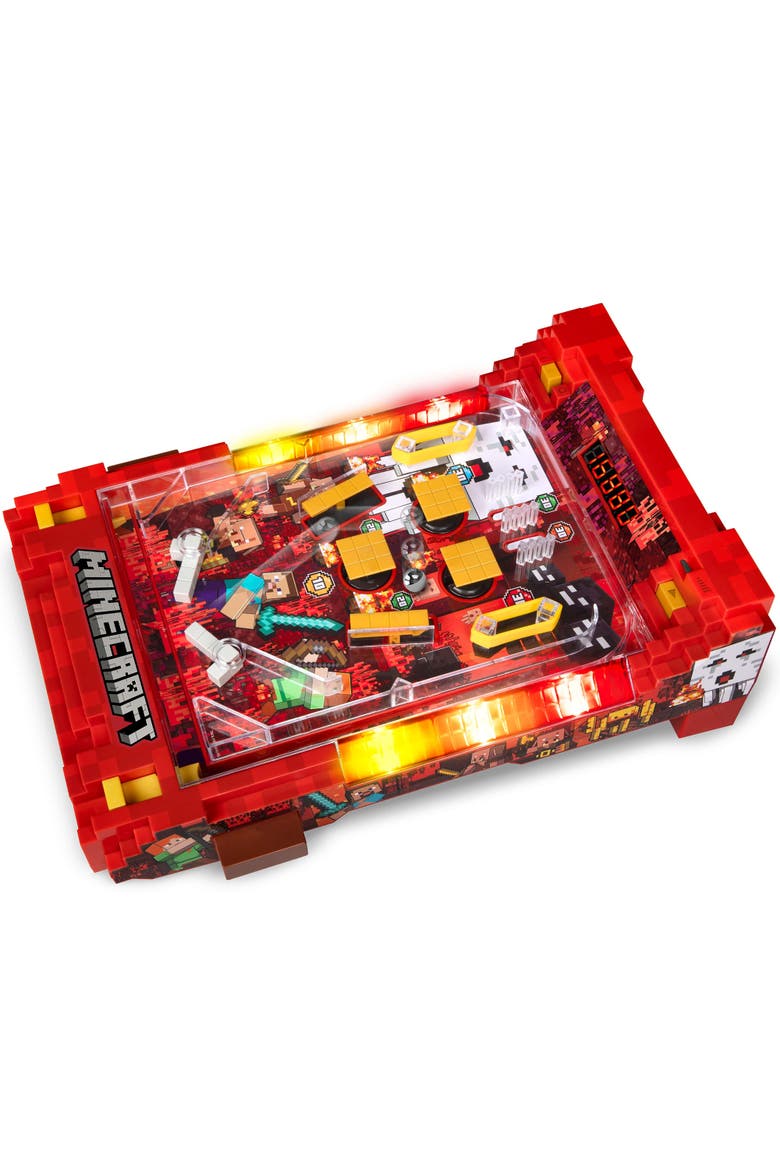 Arcade Pinball, Nether, Lights & Sounds Tabletop Game, Kids 6+, Alternate, color, Multicolored